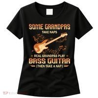 Real Grandpas Play Bass Guitar And Take A Naps Women's T-Shirt thumb 0