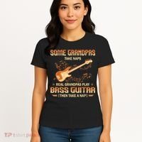 Real Grandpas Play Bass Guitar And Take A Naps Women's T-Shirt thumb 4