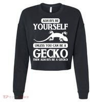 Reptile Gecko Cropped Pullover Crew thumb 0