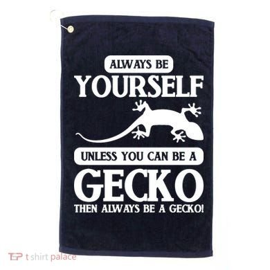 Reptile Gecko Golf Towel