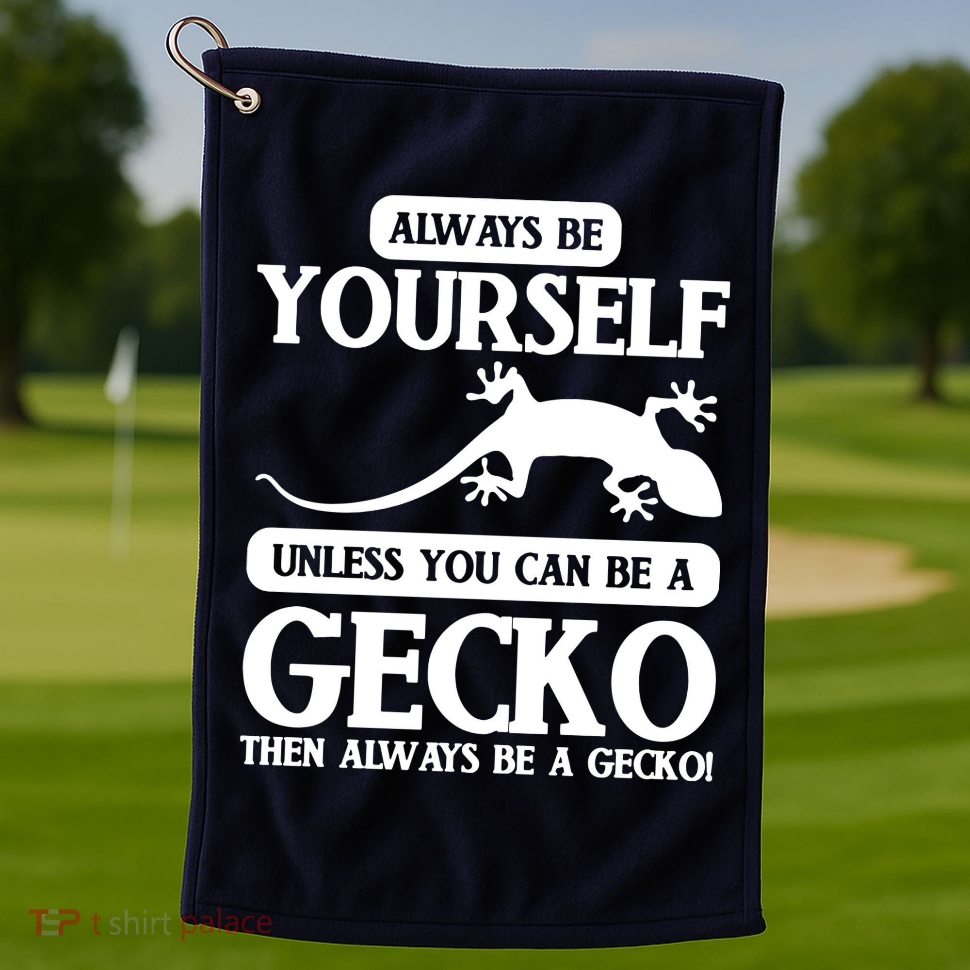 Reptile Gecko Golf Towel