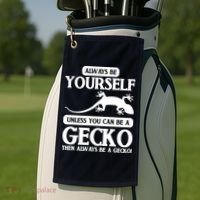 Reptile Gecko Golf Towel thumb 2