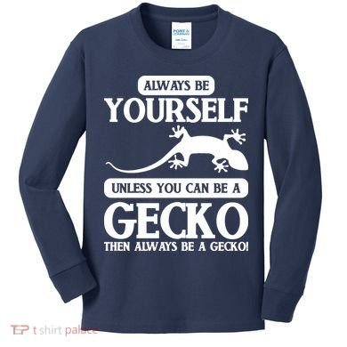 Reptile Gecko Kids Long Sleeve Shirt
