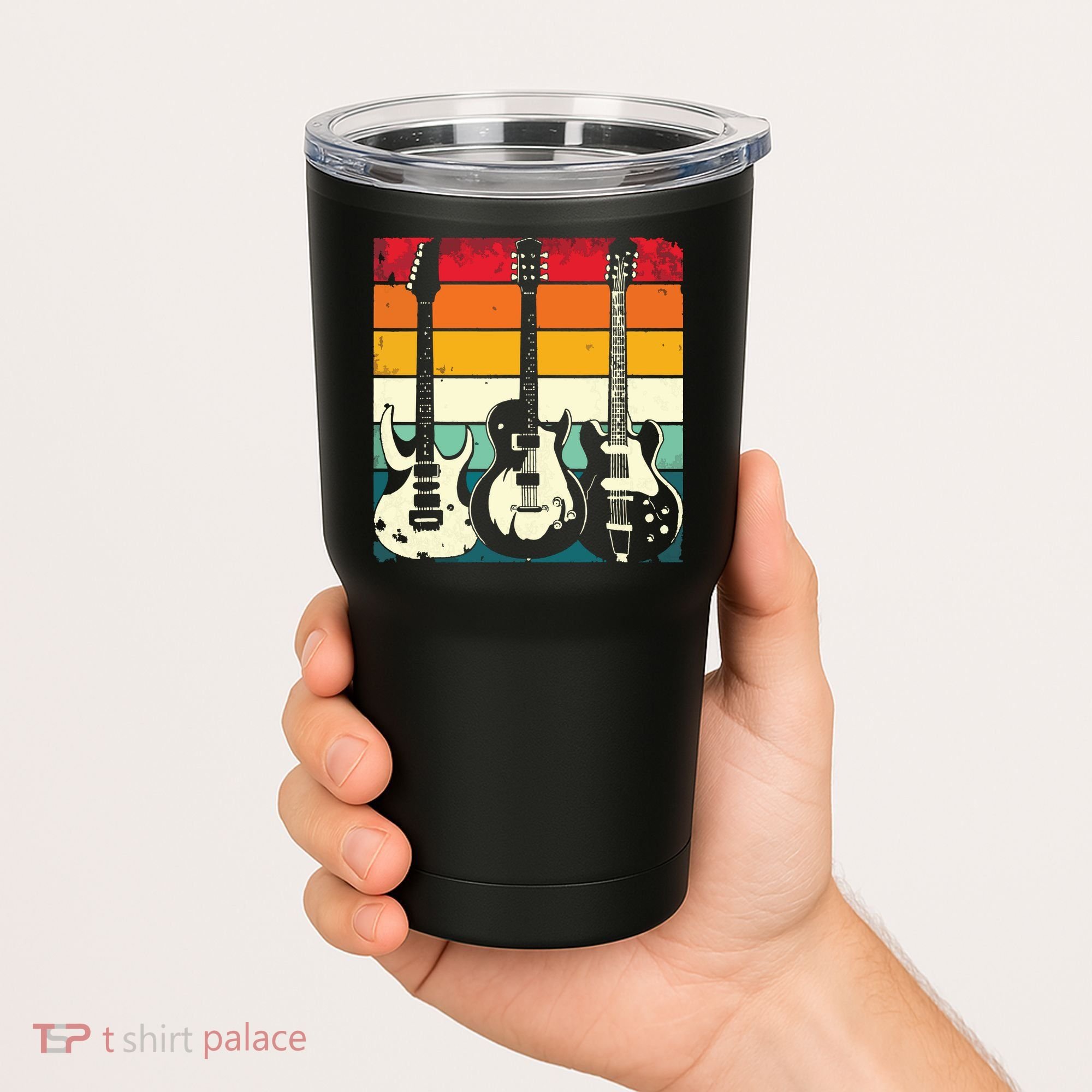 Retro Guitar Tumbler