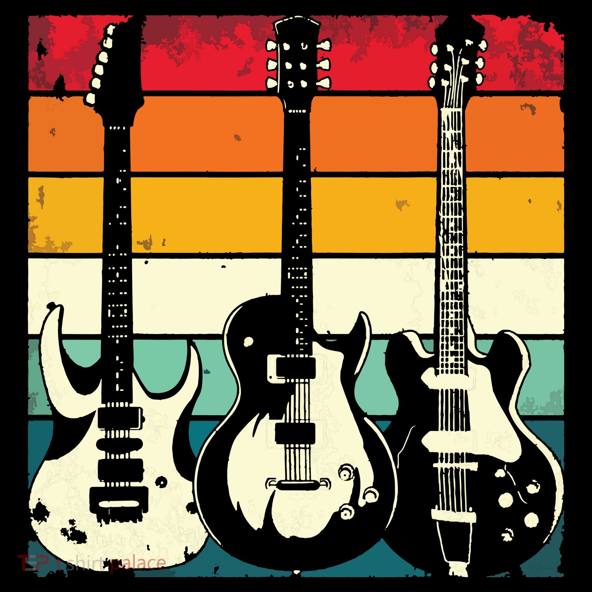 Retro Guitar Ornament
