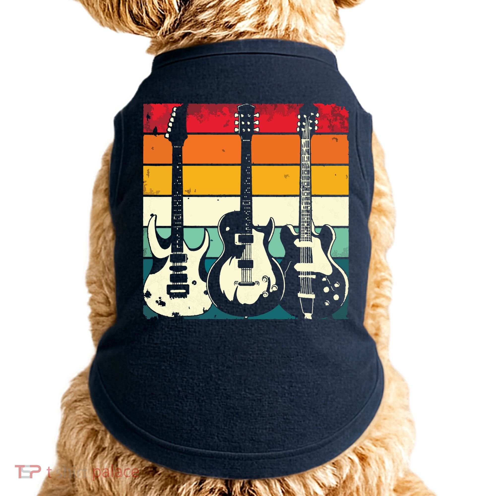 Retro Guitar Doggie Tank