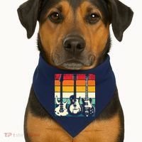 Retro Guitar USA-Made Doggie Bandana thumb 1