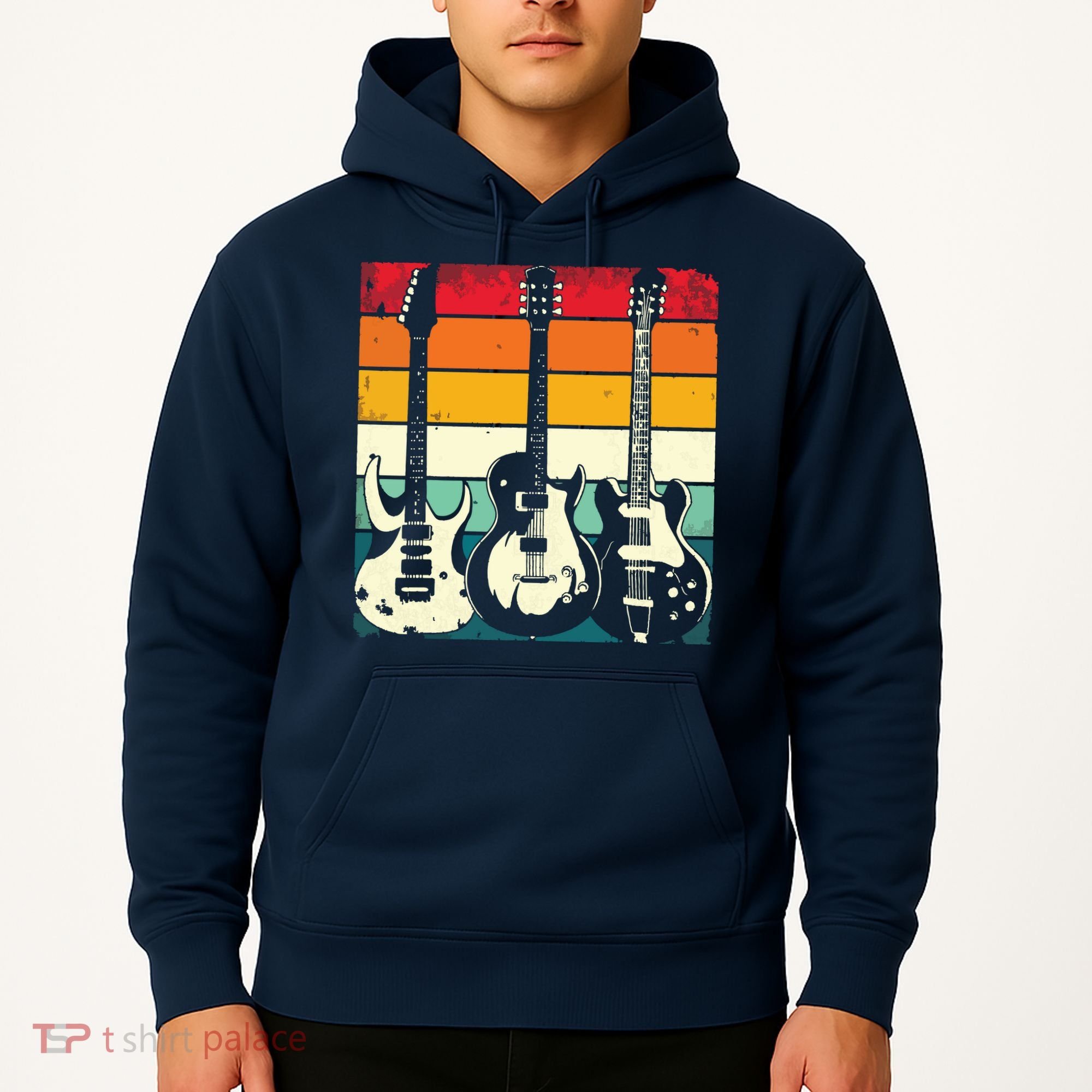 Retro Guitar Hoodie