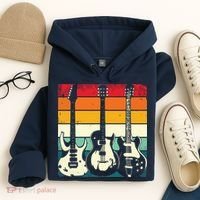 Retro Guitar Hoodie thumb 4