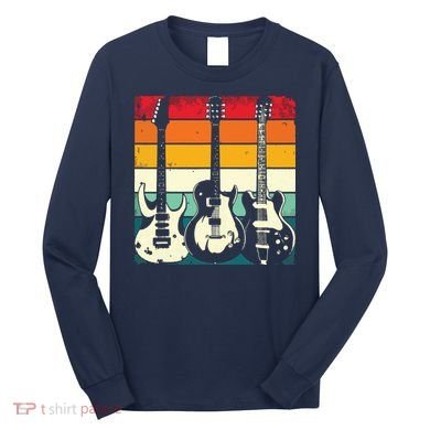 Retro Guitar Long Sleeve Shirt