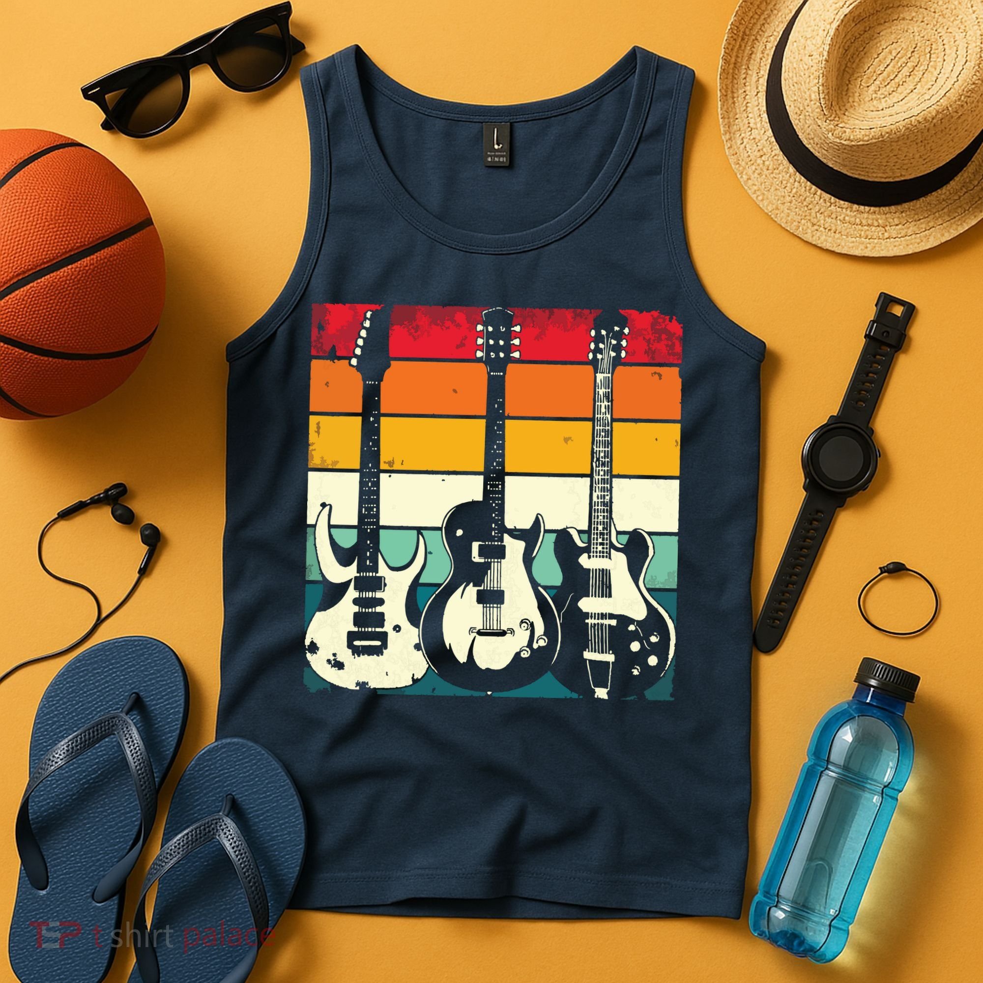 Retro Guitar Tank Top