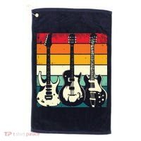 Retro Guitar Golf Towel thumb 0