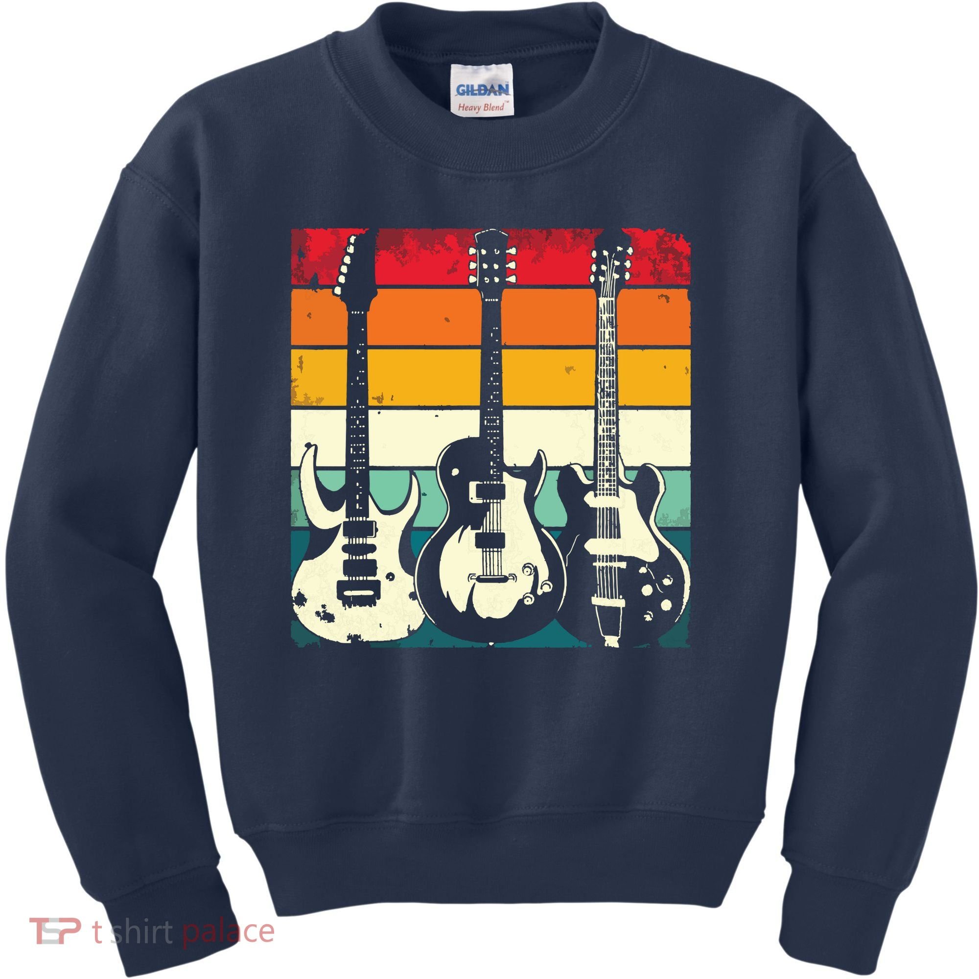 Retro Guitar Kids Sweatshirt