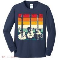 Retro Guitar Kids Long Sleeve Shirt thumb 0