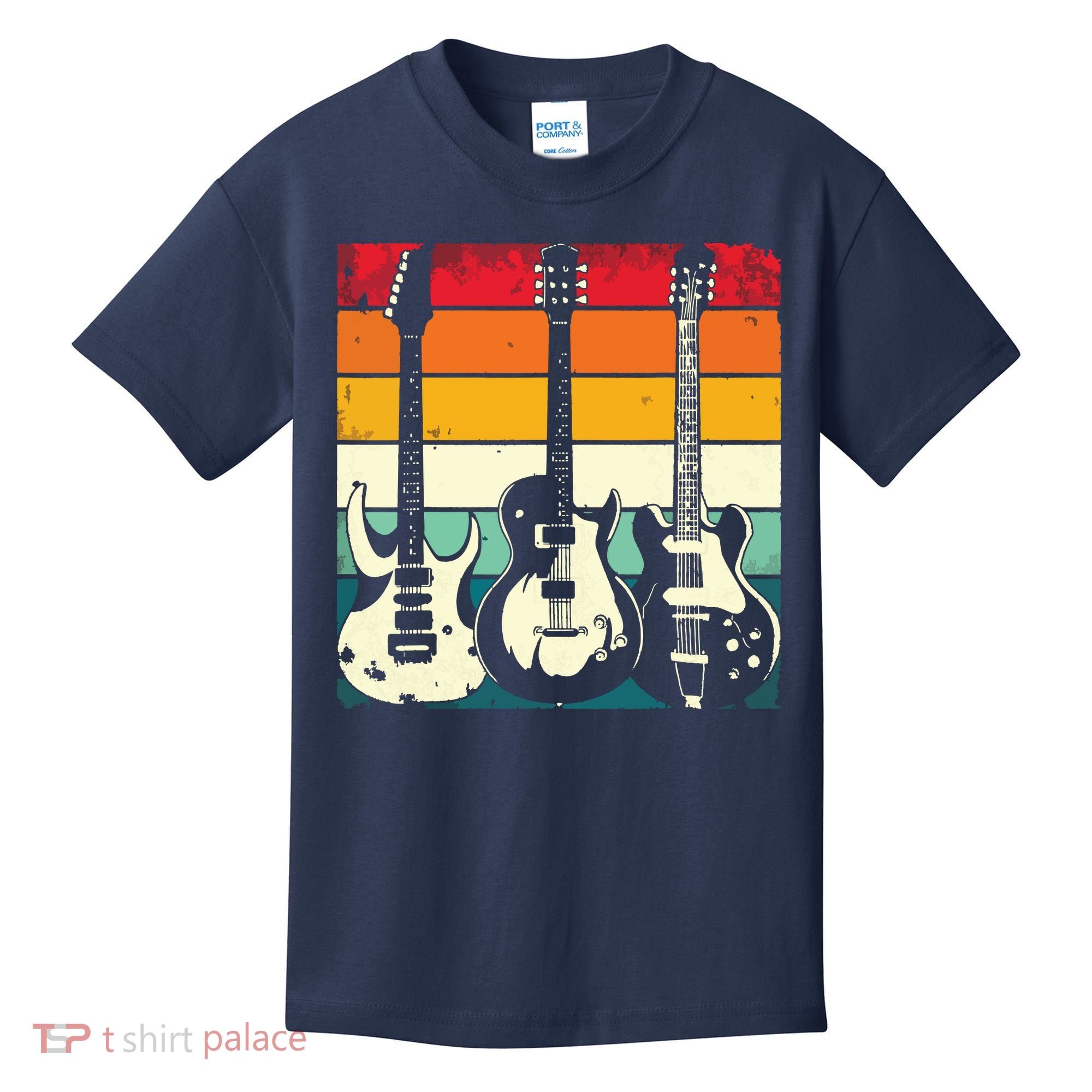 Retro Guitar Kids T-Shirt