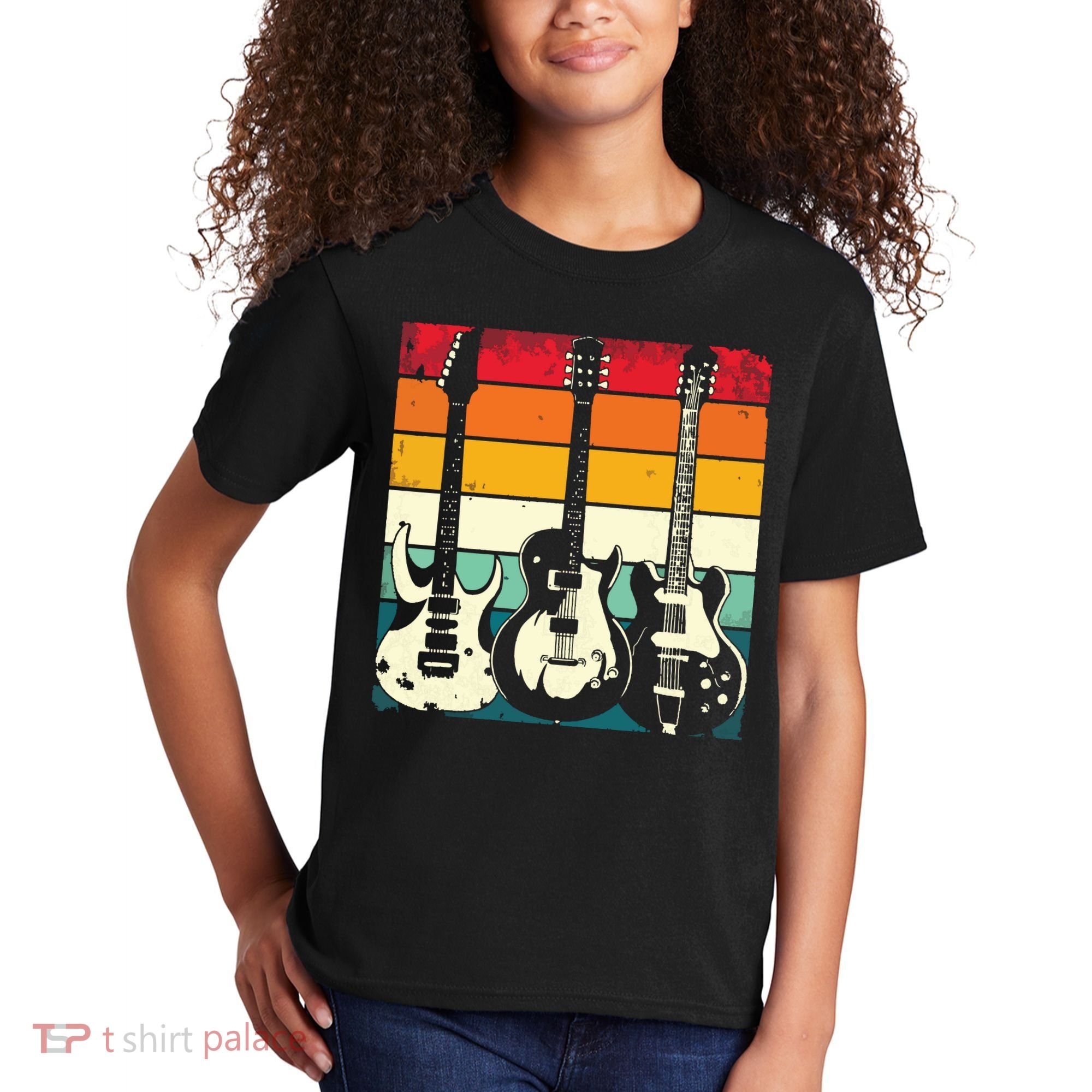Retro Guitar Kids T-Shirt