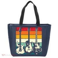 Retro Guitar Tote Bag thumb 0