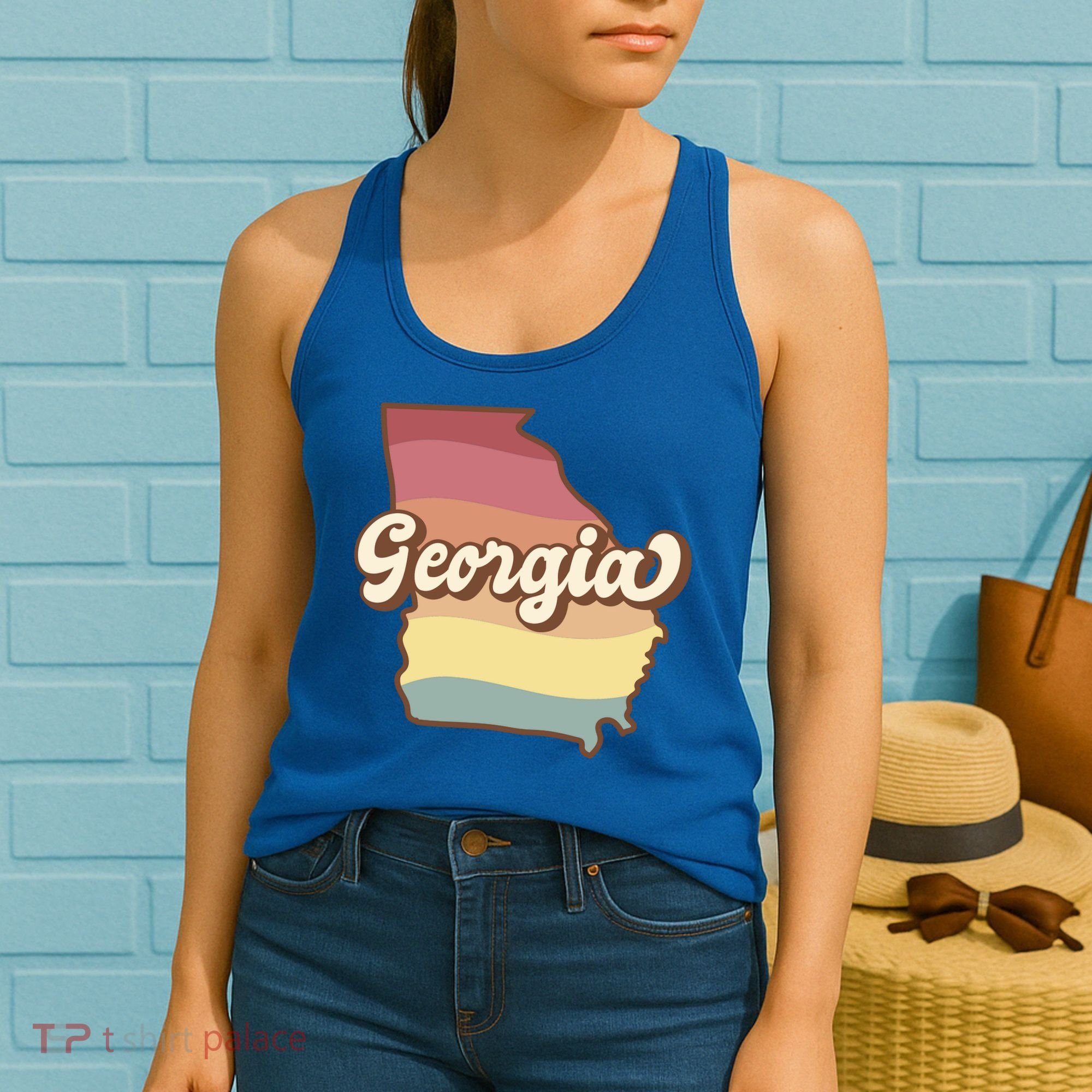 Retro Georgia Women's Tank Top