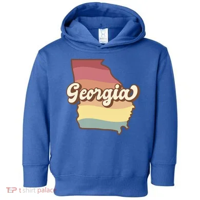 Retro Georgia Toddler Hoodie