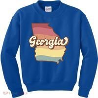 Retro Georgia Kids Sweatshirt thumb 0