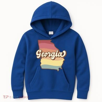 Retro Georgia Kids Hoodie