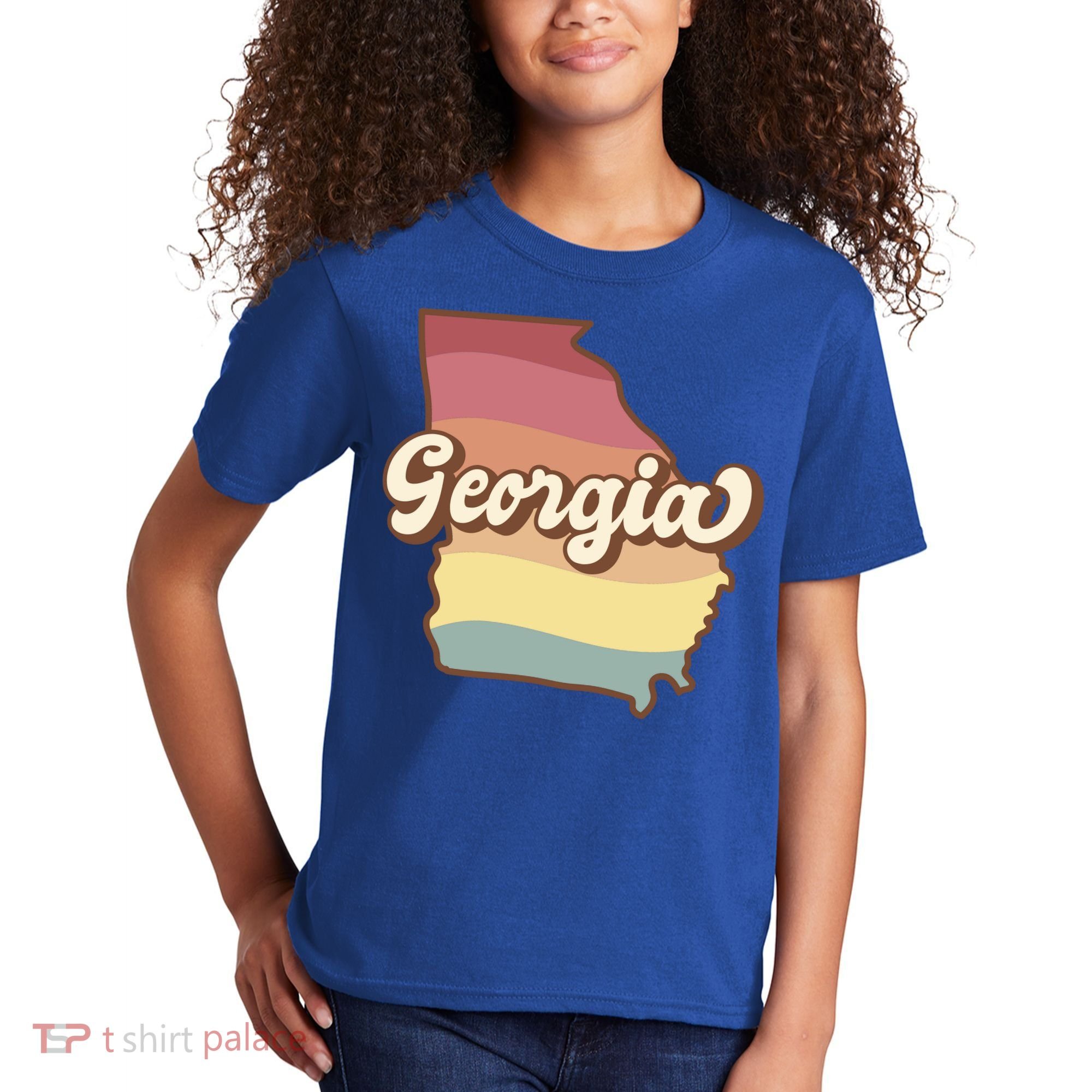Retro Georgia Kids T-Shirt