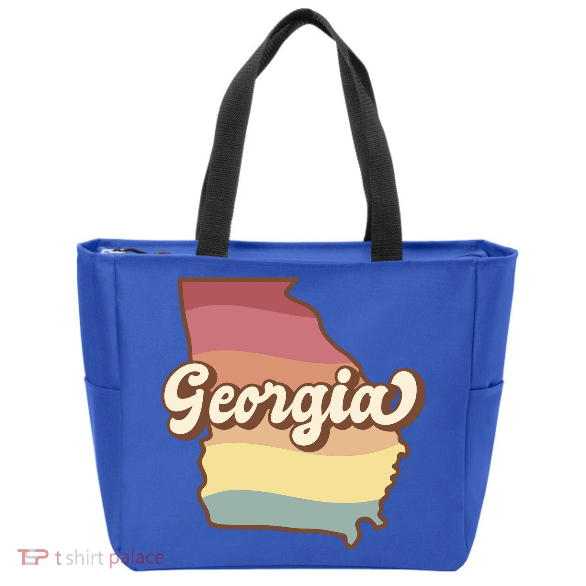 Retro Georgia Tote Bag