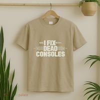 Retro Gaming Repair Vintage Console Restoration Arcade Fix T-Shirt thumb 2