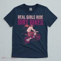 Real Girl Ride Dirt Bikes Dirt Biking Offroad Motorcycle T-Shirt thumb 5
