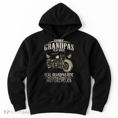 Real Grandpas Ride Motorcycle Tee Biker Grandpa Hoodie