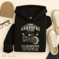 Real Grandpas Ride Motorcycle Tee Biker Grandpa Hoodie thumb 4