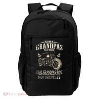 Real Grandpas Ride Motorcycle Tee Biker Grandpa Backpack thumb 0