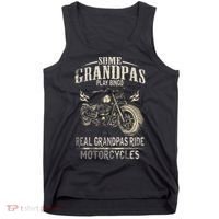 Real Grandpas Ride Motorcycle Tee Biker Grandpa Tank Top thumb 0