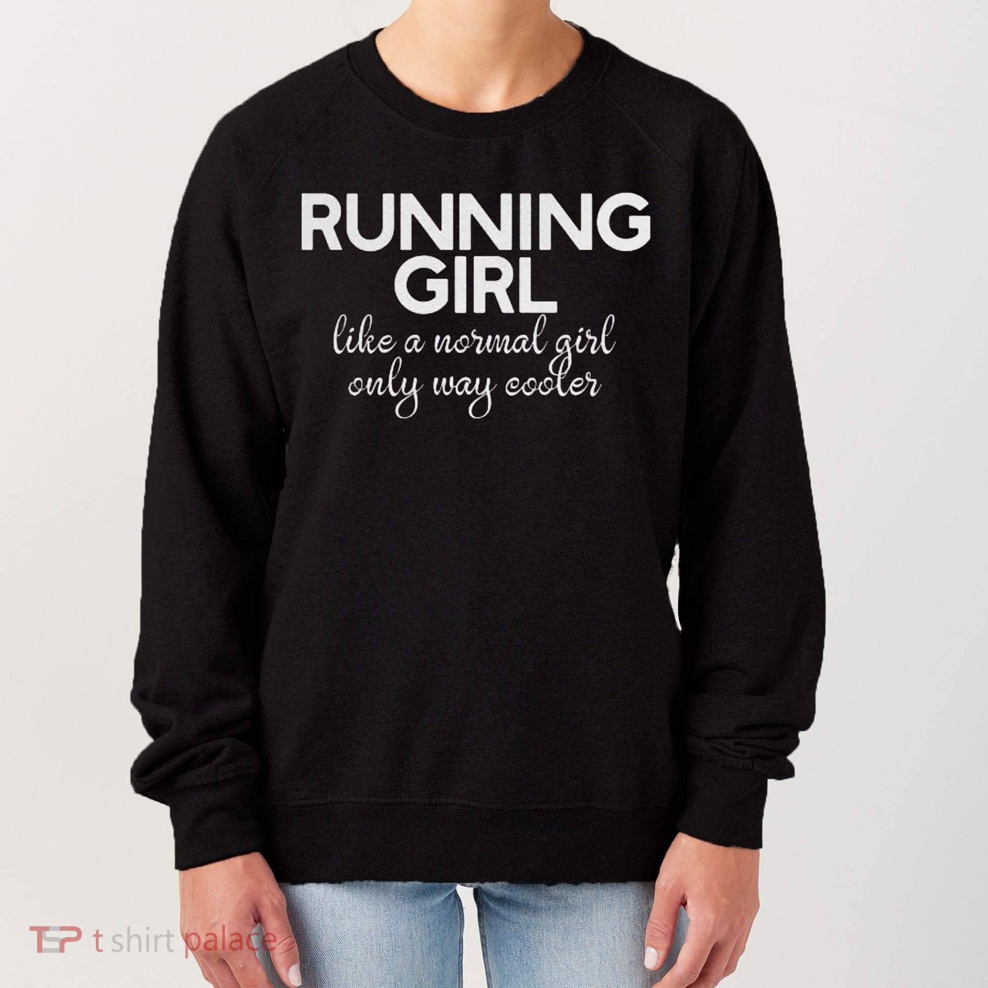 Running Girl Women's Sweatshirt