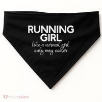 Running Girl USA-Made Doggie Bandana thumb 0