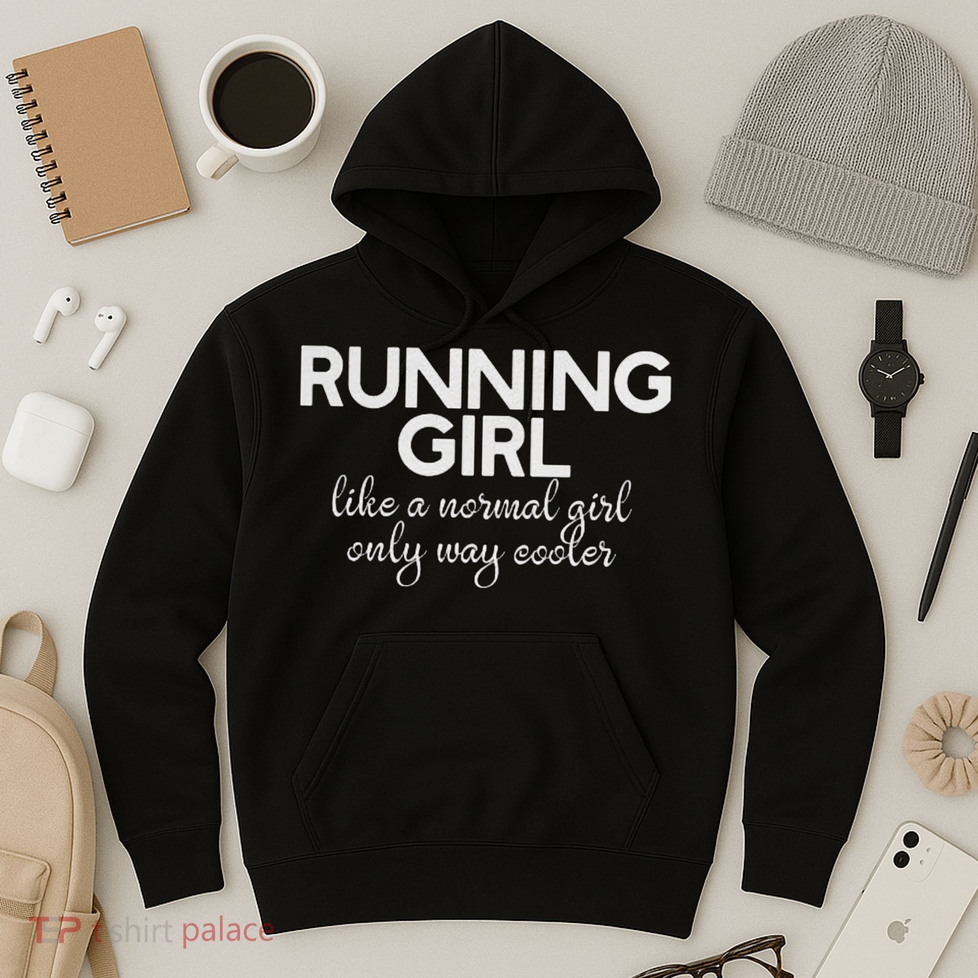 Running Girl Hoodie