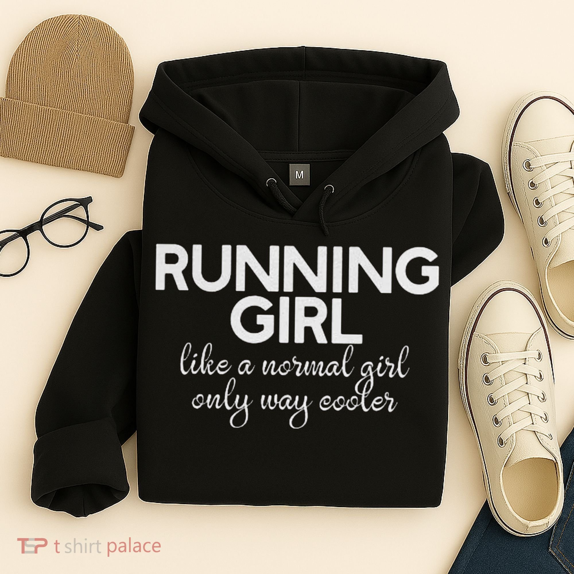 Running Girl Hoodie
