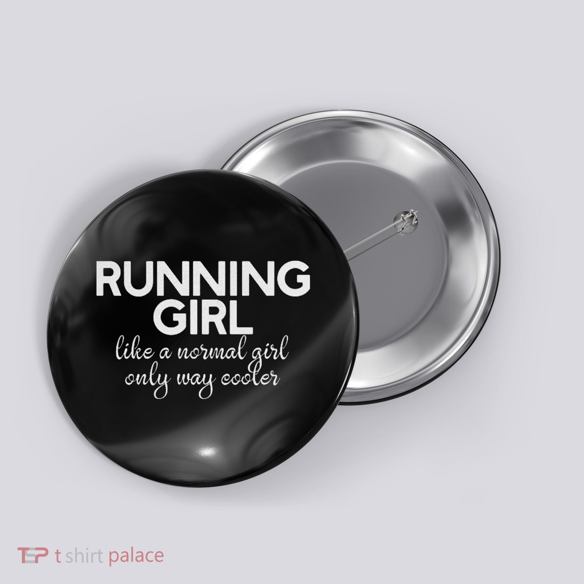 Running Girl Button