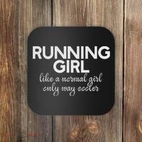 Running Girl Coaster thumb 0