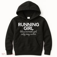 Running Girl Kids Hoodie thumb 0