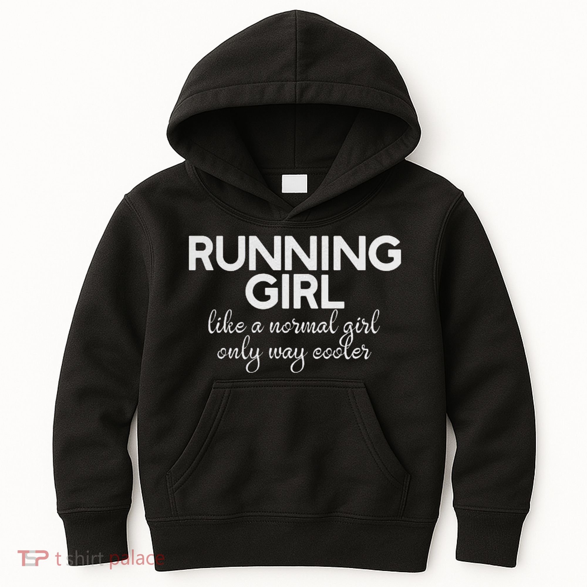 Running Girl Kids Hoodie