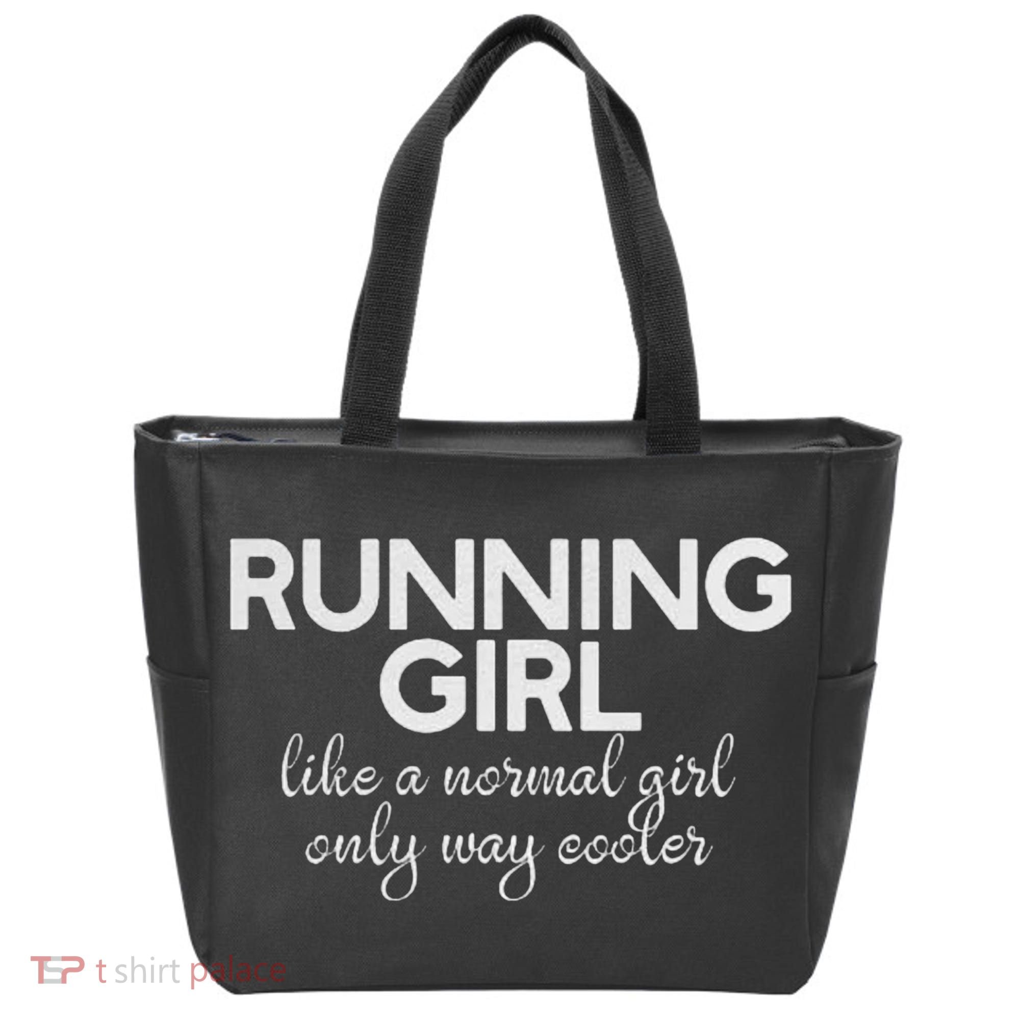 Running Girl Tote Bag