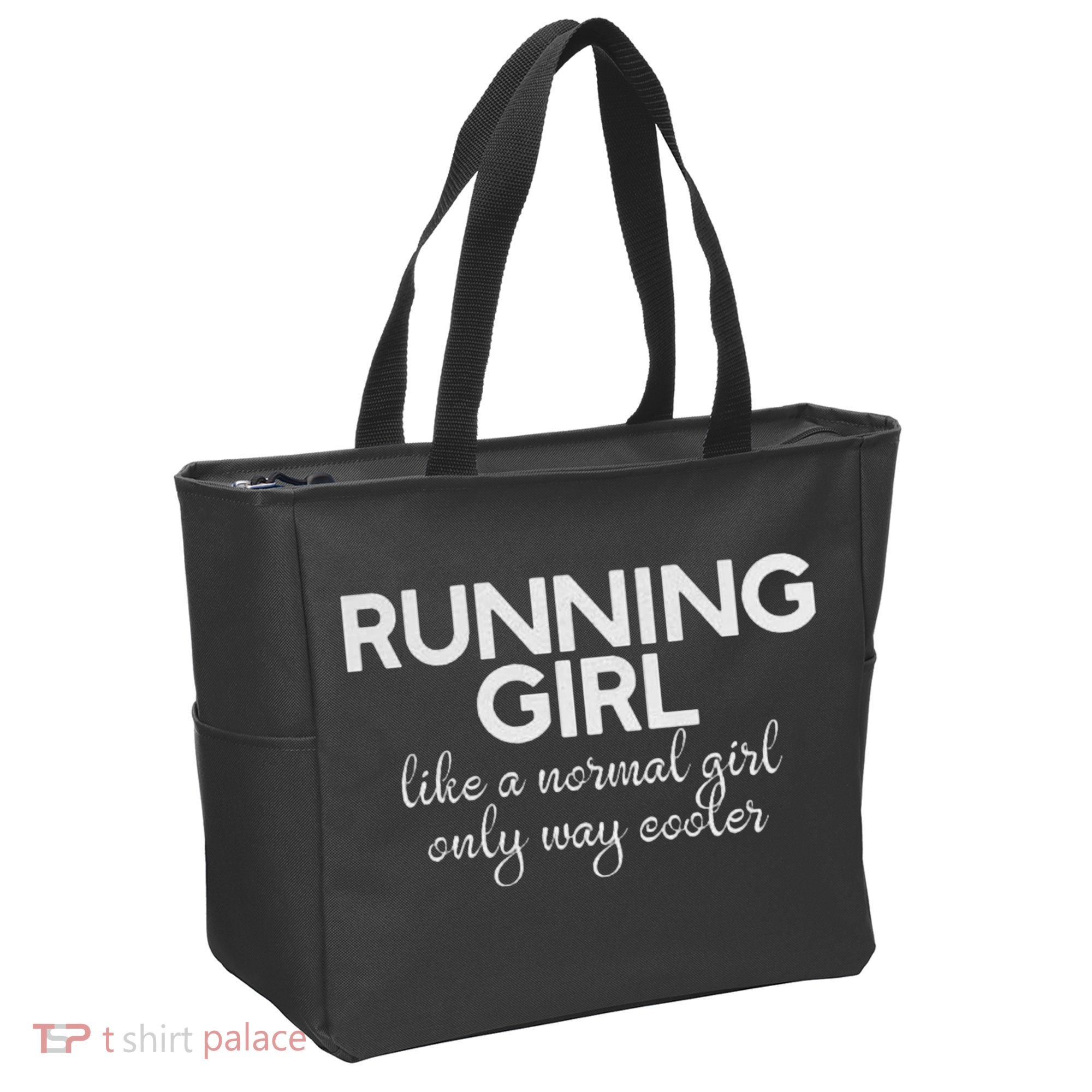 Running Girl Tote Bag