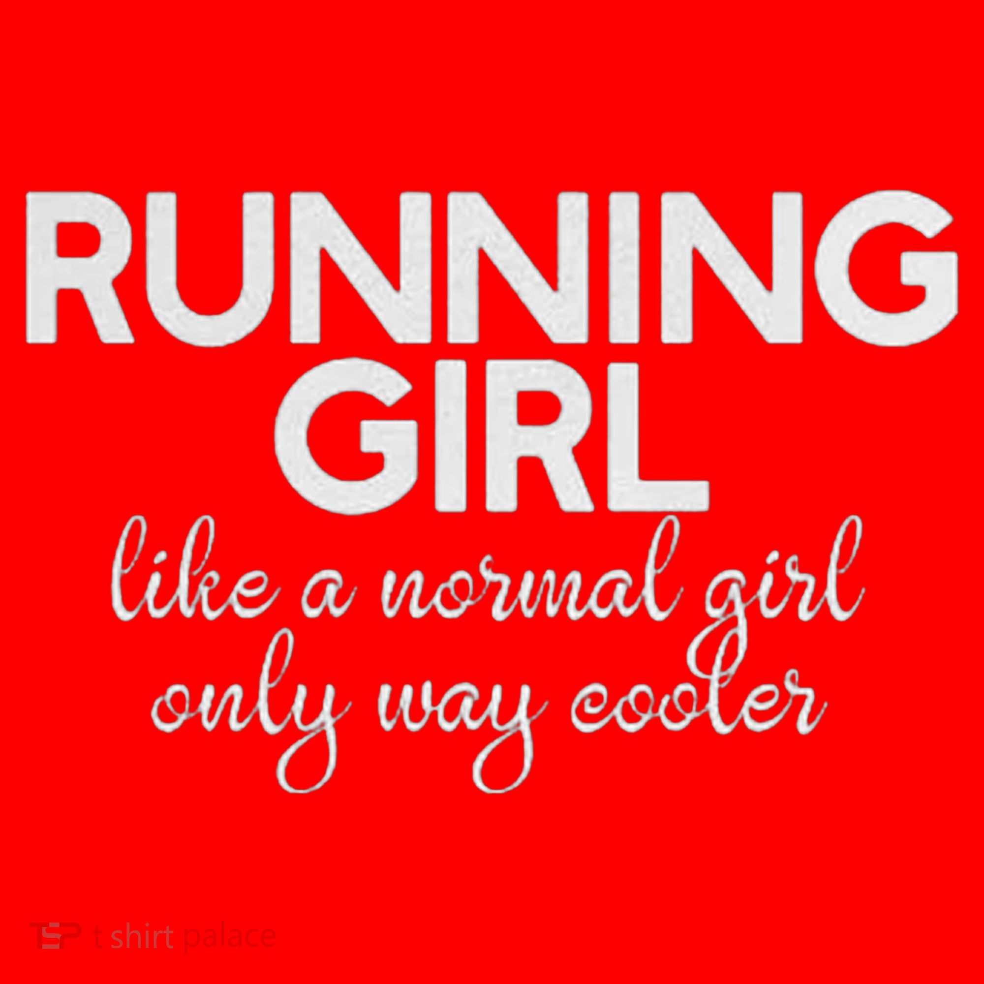 Running Girl Santa Hat