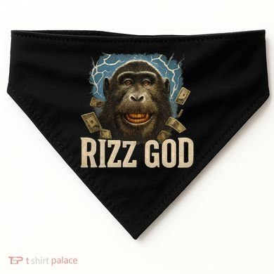 Rizz God USA-Made Doggie Bandana