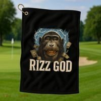 Rizz God Golf Towel thumb 1