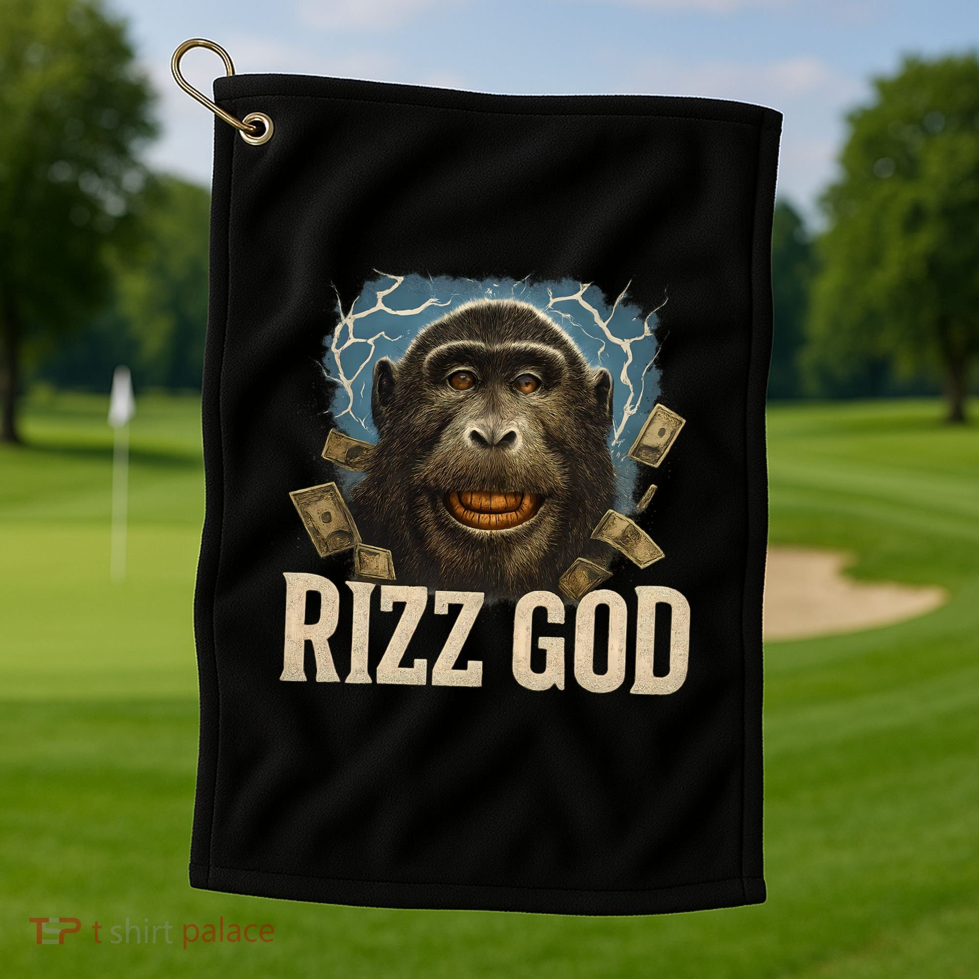 Rizz God Golf Towel