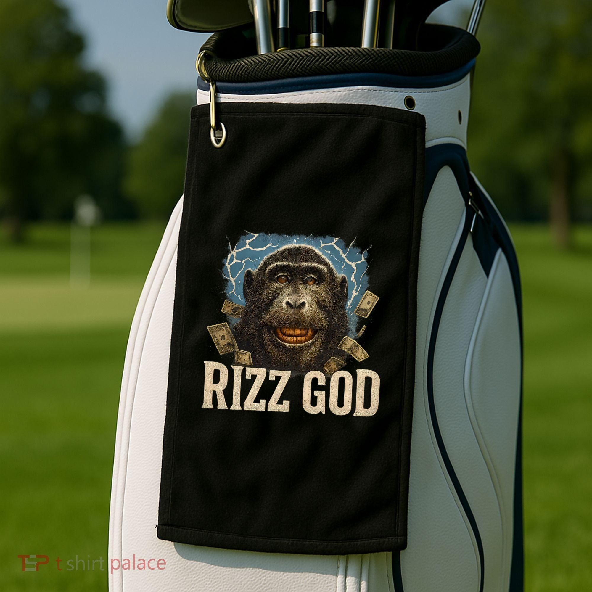 Rizz God Golf Towel