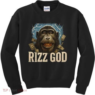 Rizz God Kids Sweatshirt