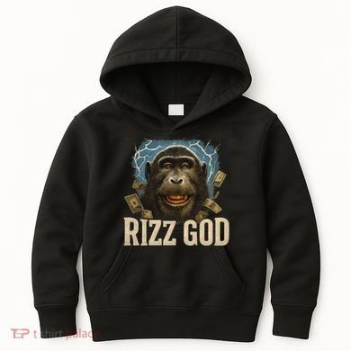Rizz God Kids Hoodie